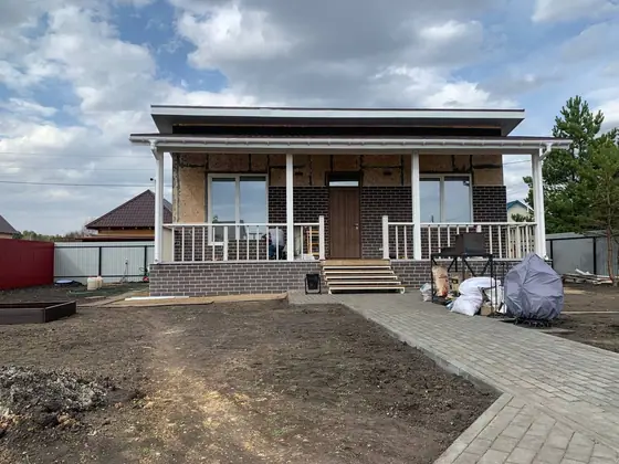 Фасад в похожем оттенке