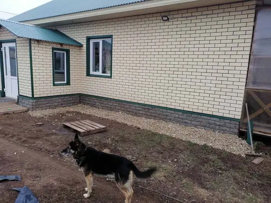 Фасад в похожем оттенке